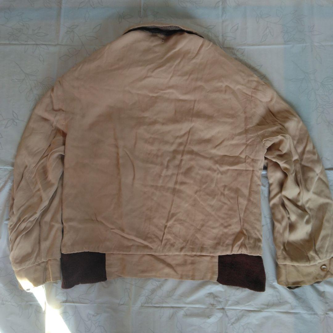 あ*様 50s～vintage ギャバジン・ギャバジャン　ネップ柄ロカビリーリバ