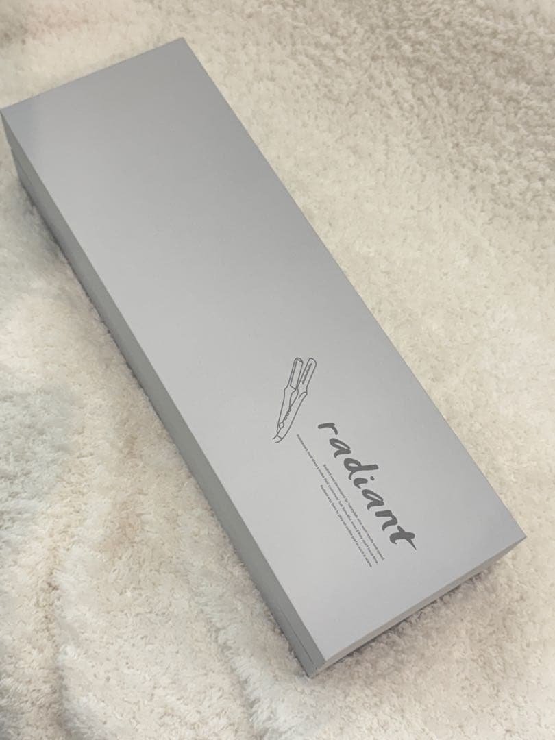 radiant シルクプロストレートヘアアイロン 赤