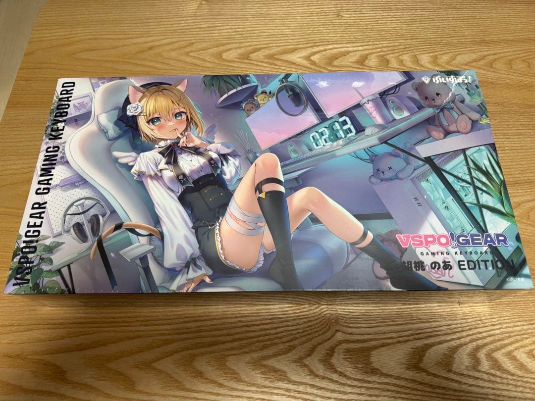 VSPO!GEAR Gaming Keyboard 胡桃のあ EDITION