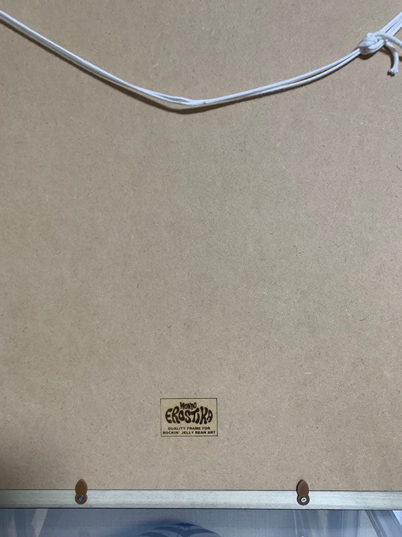 ロッキンジェリービーン 阪神タイガース　シルクスクリーンポスター　額付　美品