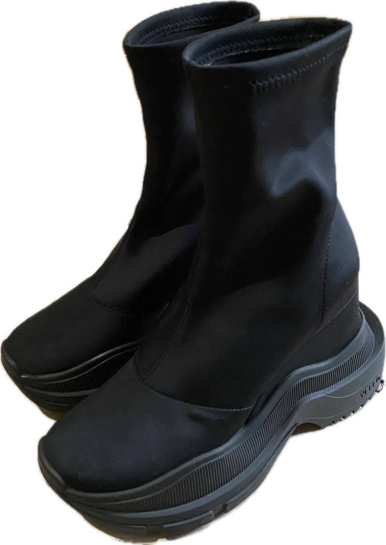 美品【YELLO】 DOUBLE SNEAKER SHORT BOOTS ブーツ