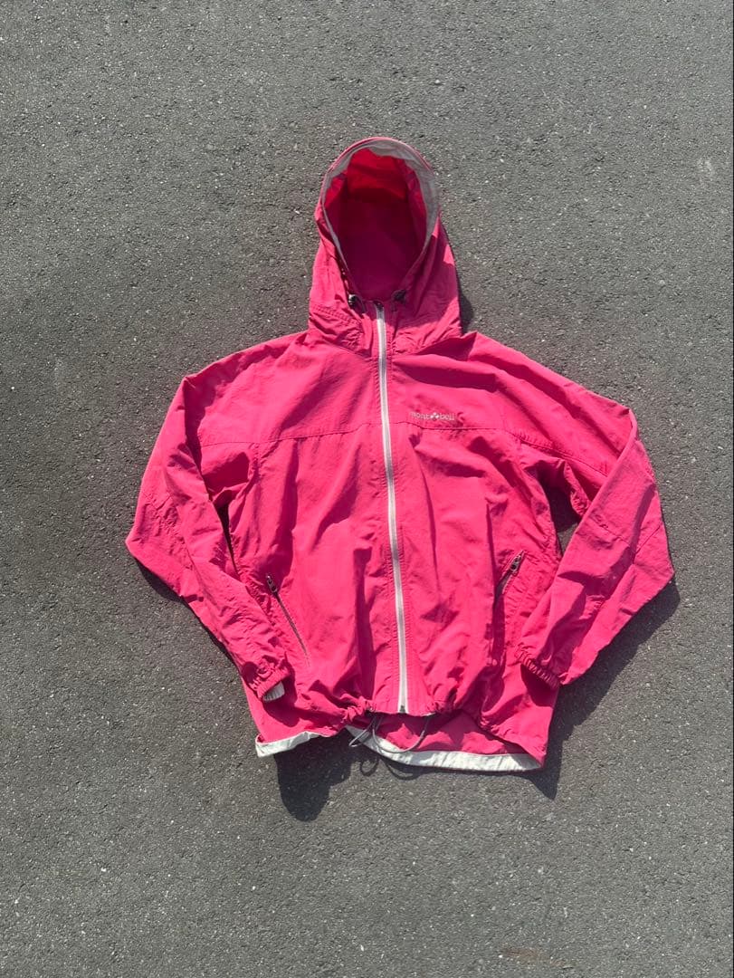 montbell light shell jacket y2k ドローコード短丈