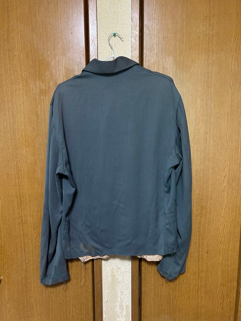 へ*ん様 50s 60s rayon gabardine jacket 襤褸