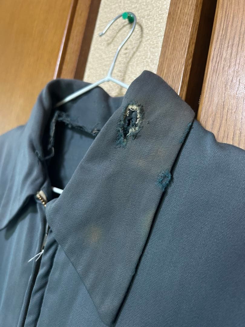 へ*ん様 50s 60s rayon gabardine jacket 襤褸