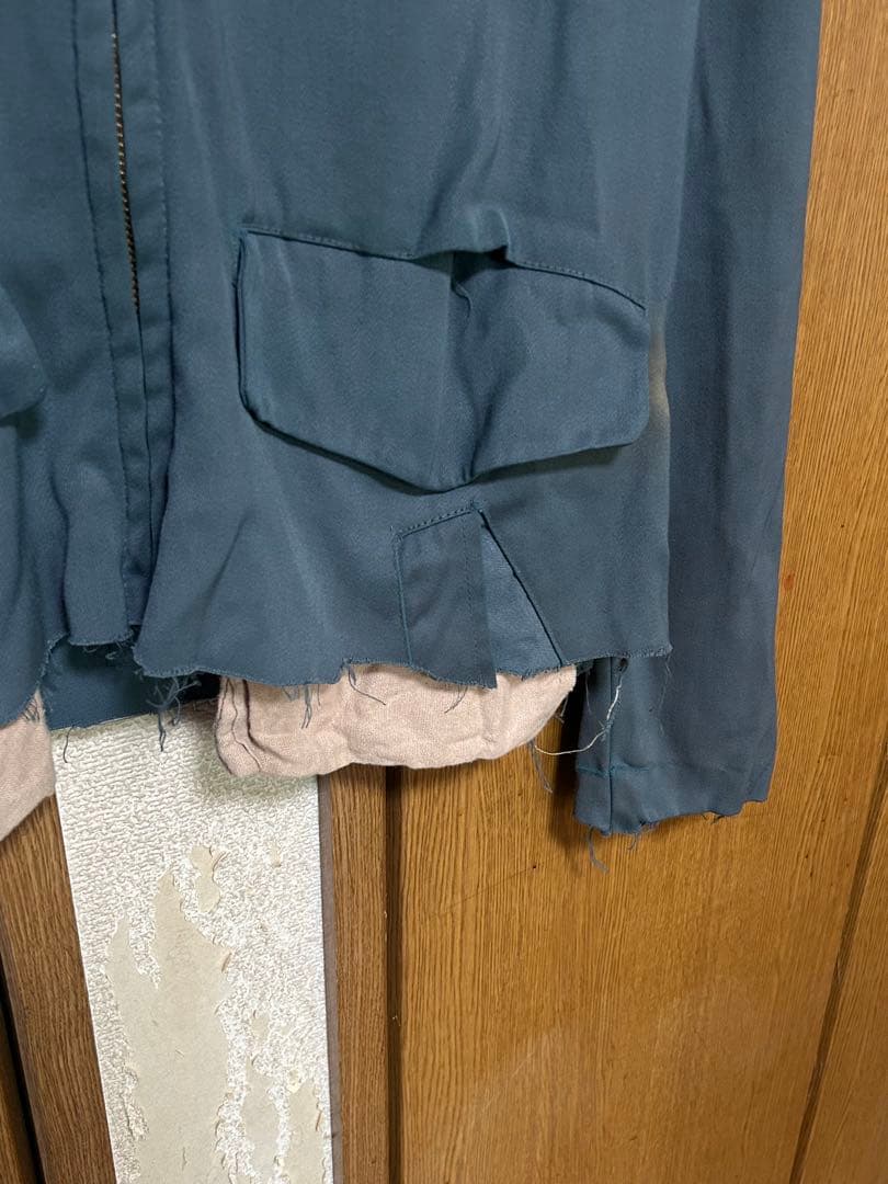 へ*ん様 50s 60s rayon gabardine jacket 襤褸