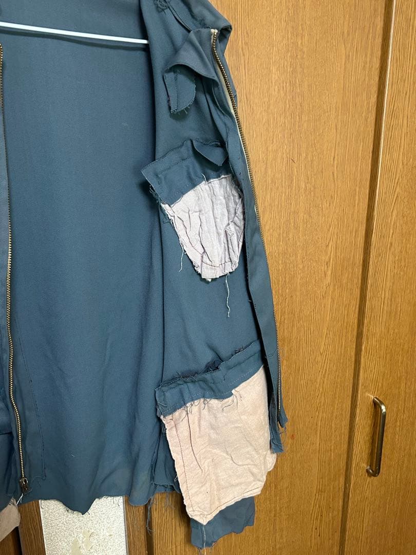 へ*ん様 50s 60s rayon gabardine jacket 襤褸