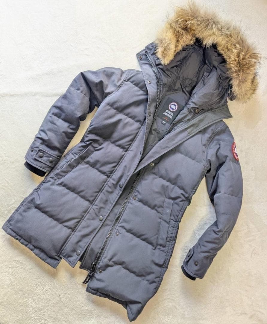 カナダグース❄️　ダウン　3802LA　シェルバーン　Sサイズ　レディース　紺