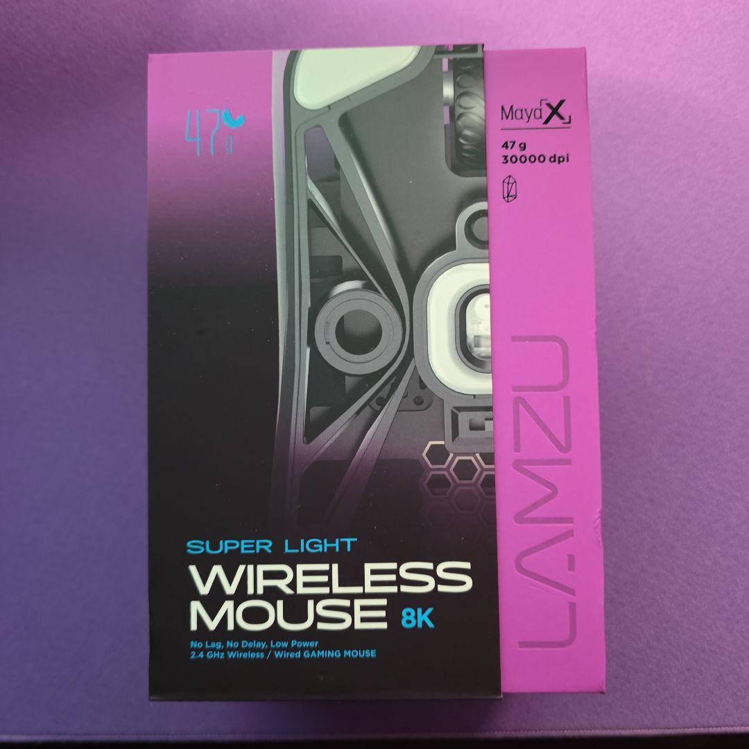 マウス・トラックボール Lamzu Maya X 8K Purple Shadow