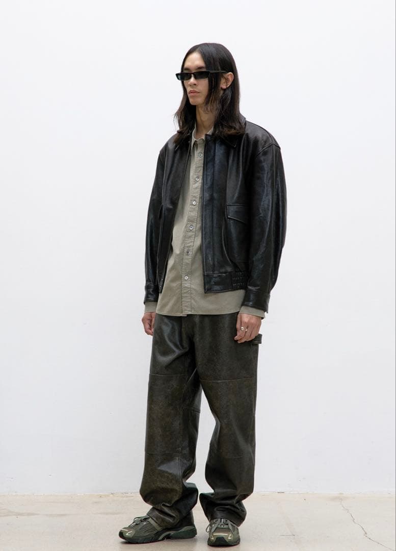 【完売品】COOR Vegetable Leather A-2 Jacket