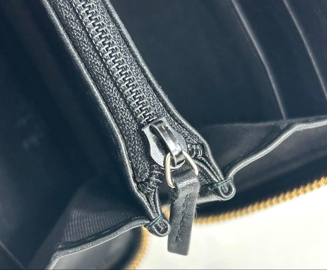 ✅【美品】 メンテ済み グッチ　GUCCI グッチシマ レザー 長財布　ブラック