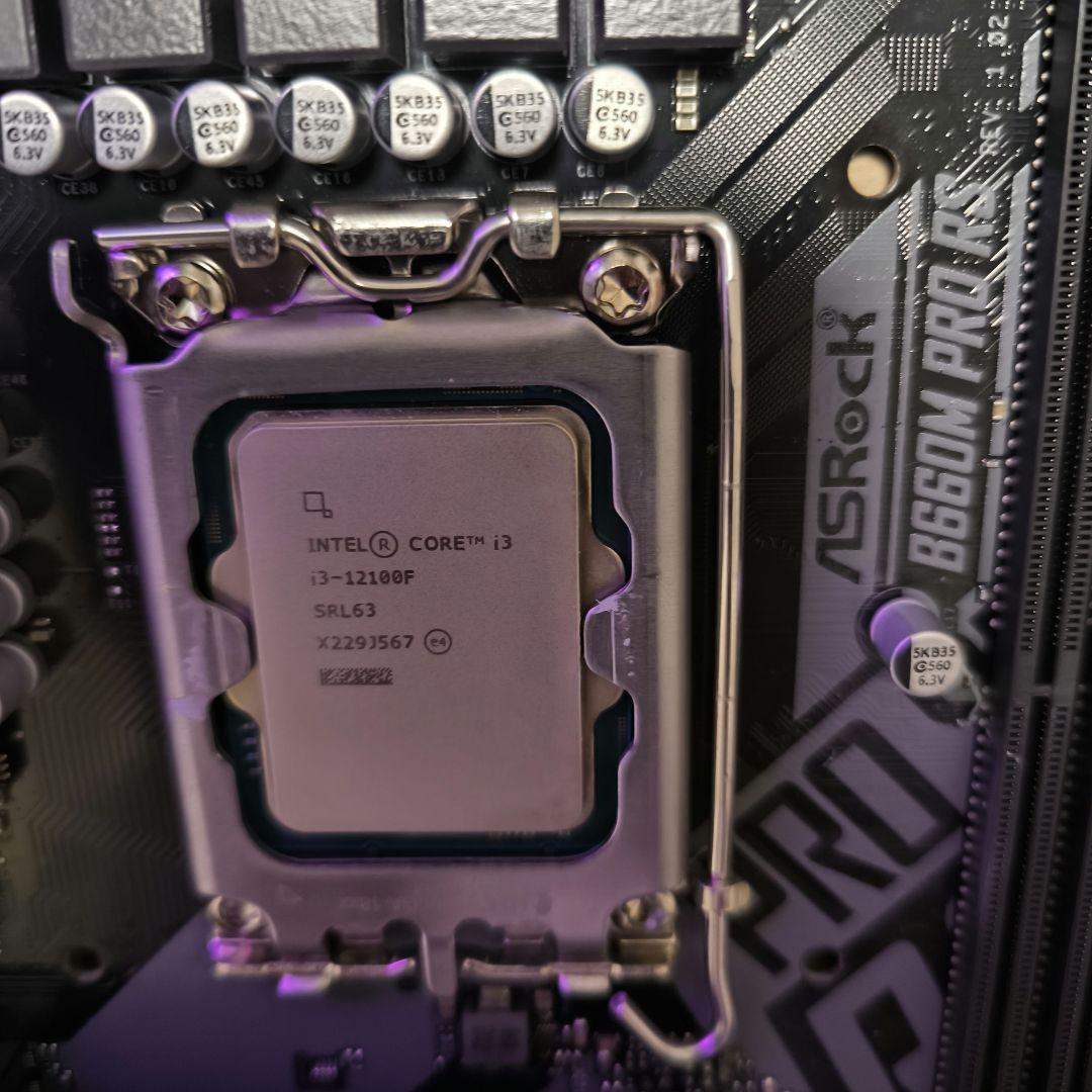 セット売り!! ASRock B660M I3 12100F RAM 32G