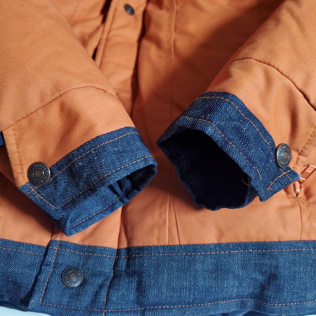 Levi's　RED TAB　オレンジ 濃紺 デニム　ダウンジャケット