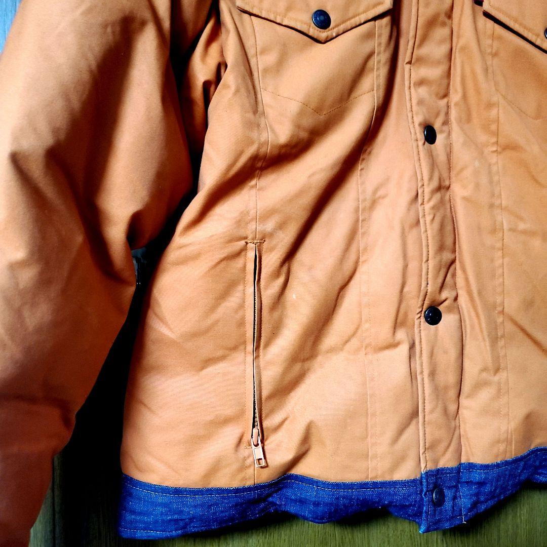 Levi's　RED TAB　オレンジ 濃紺 デニム　ダウンジャケット