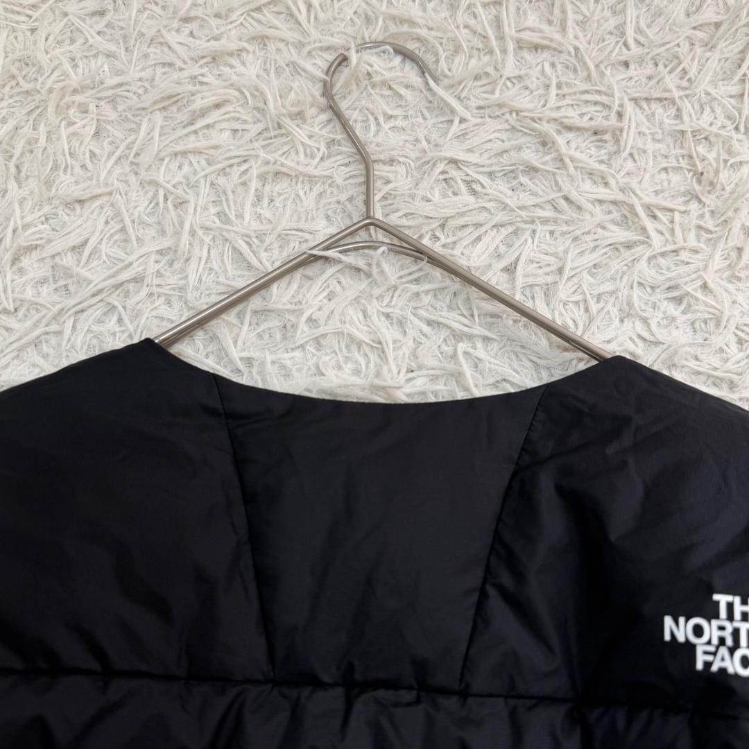 17054✨ノースフェイス M サンダーラウンドネック ダウンジャケット 黒