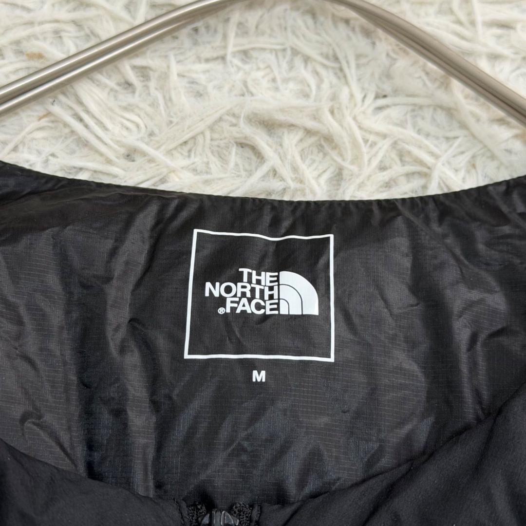 17054✨ノースフェイス M サンダーラウンドネック ダウンジャケット 黒