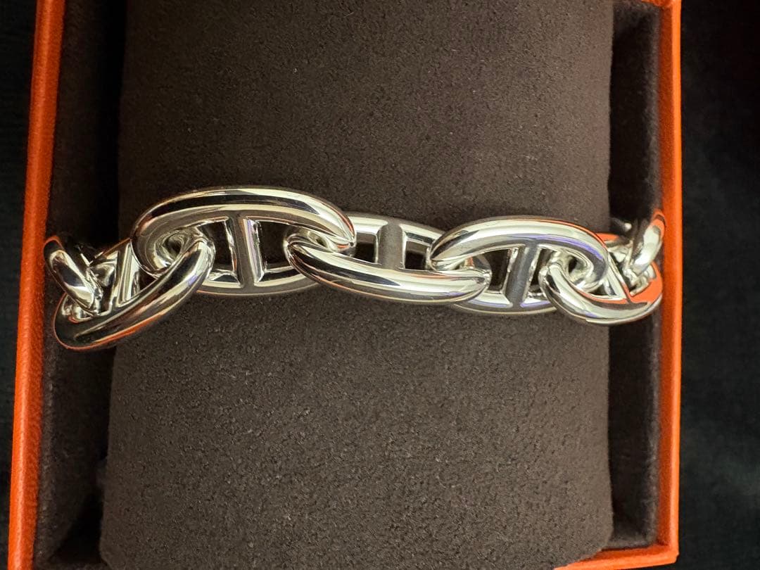 新品未使用HERMES エルメス シェーヌダンクル GM 14コマブレスレット