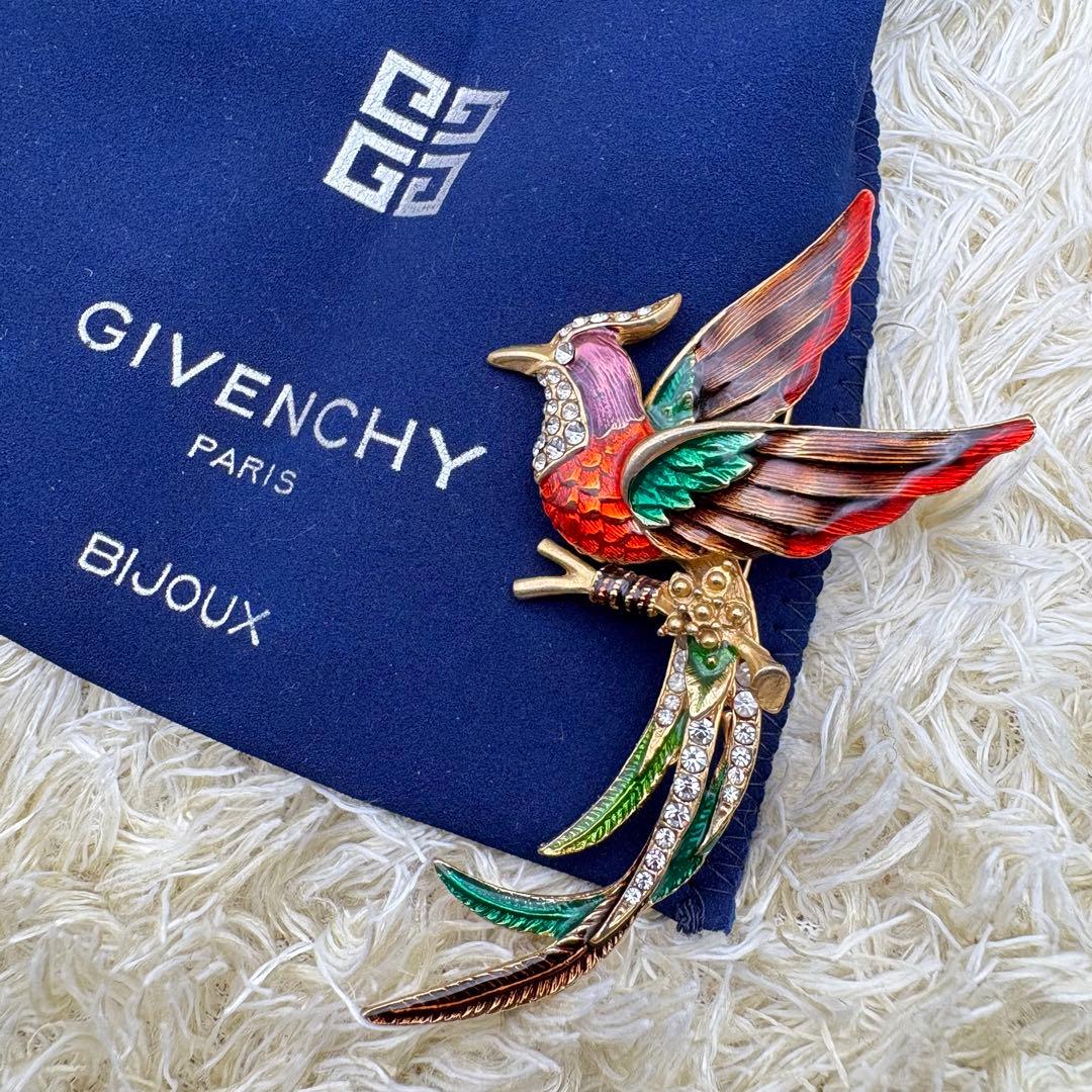 ジバンシー　バード　鳥　ブローチ