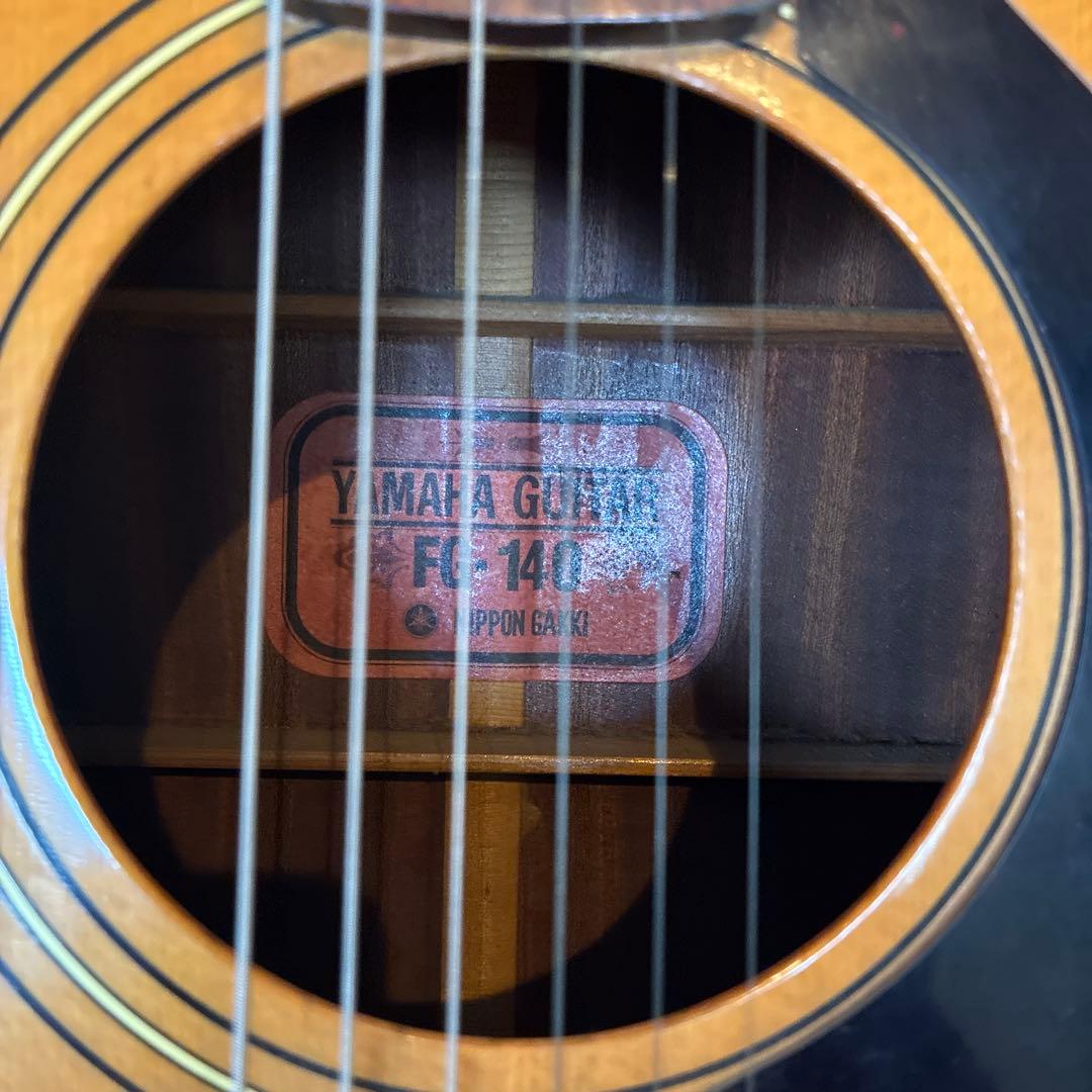 ヤマハ FG140 赤ラベル 8桁シリアル YAMAHAロゴ ジャパンビンテージ