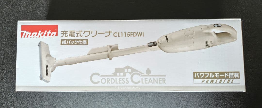 Makita 充電式 コードレスクリーナー 紙パック仕様 CL115FDWI