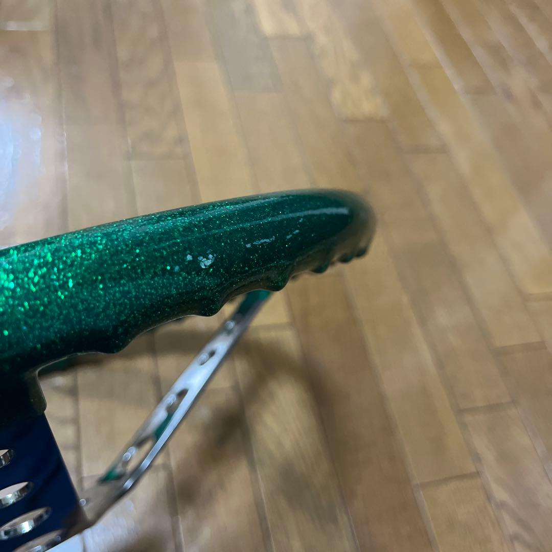 ムーンアイズ ステアリング/カリフォルニア メタルフレーク グリーン