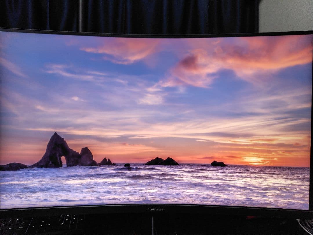 ASUS 144Hz WQHD 湾曲 ゲーミングモニター VG32VQ