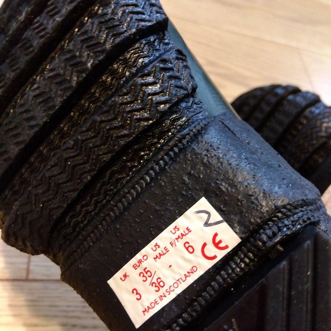 スコットランド製　長靴　レインブーツ　ラバーブーツ　ゴム靴　未使用保管品