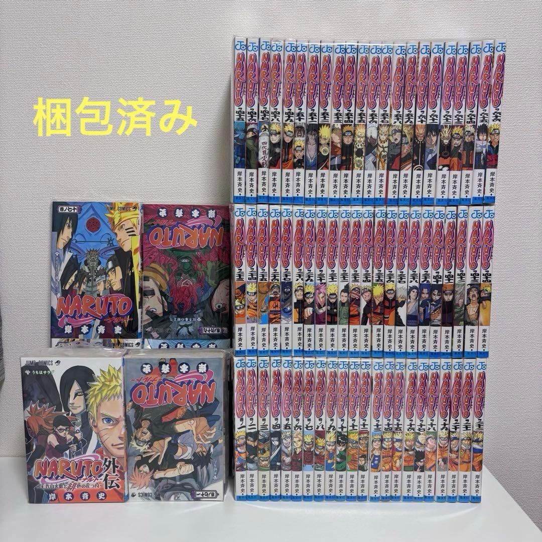 【大人気】NARUTO ナルト 全72巻セット（完結）＋おまけ2冊