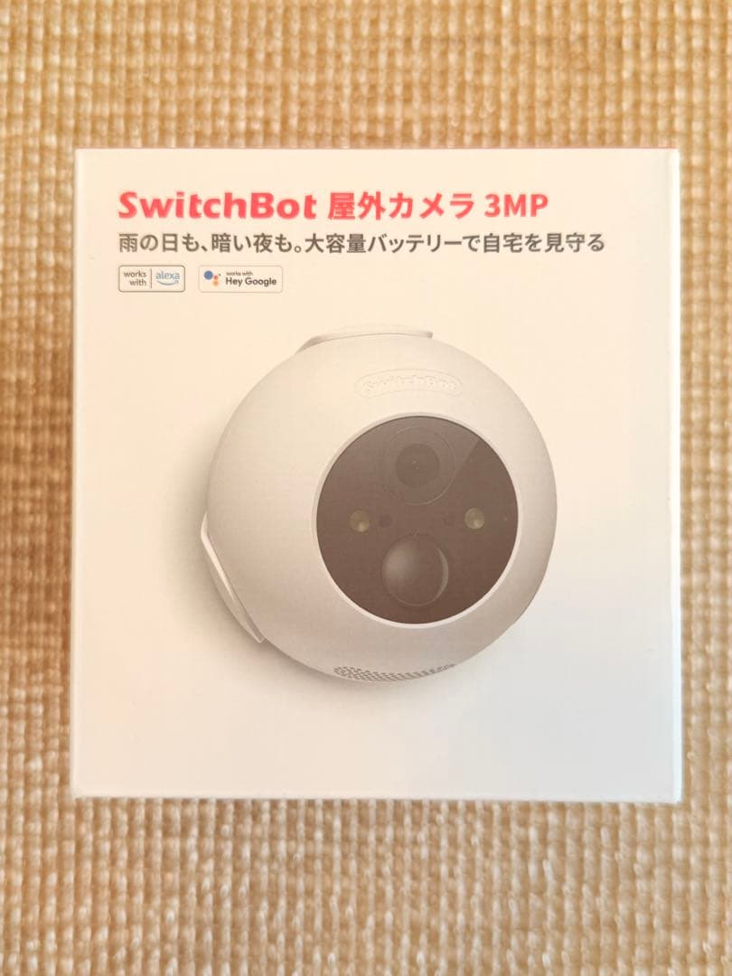 【新品 未開封】SwitchBot 屋外カメラ 3MP 防犯カメラ 高画質