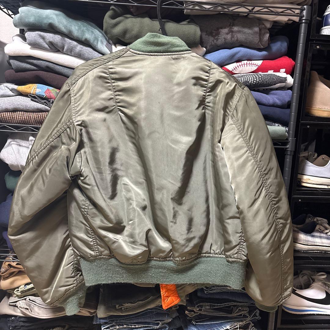 USA製 80s ALPHA MA-1 襤褸 IDEAL 民間品 アルファ M