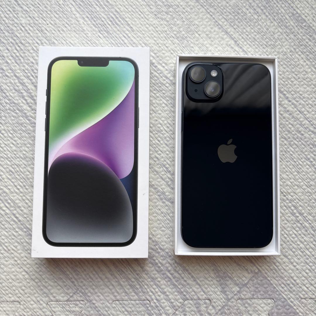 さ*け様 iPhone 14 plus ミッドナイト 本体 美品