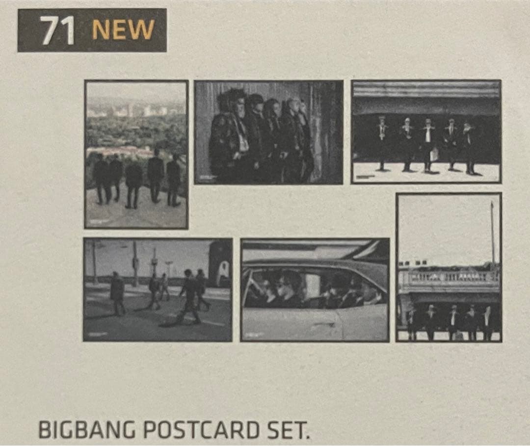 BIGBANG MADE ソウルコングッズ　ポストカード