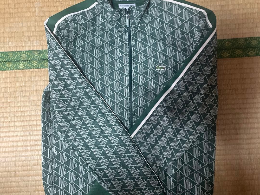 ラコステ　トラックジャケット　緑