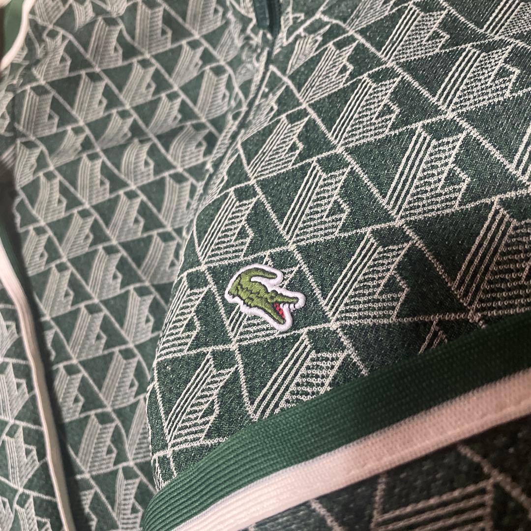 ラコステ　トラックジャケット　緑