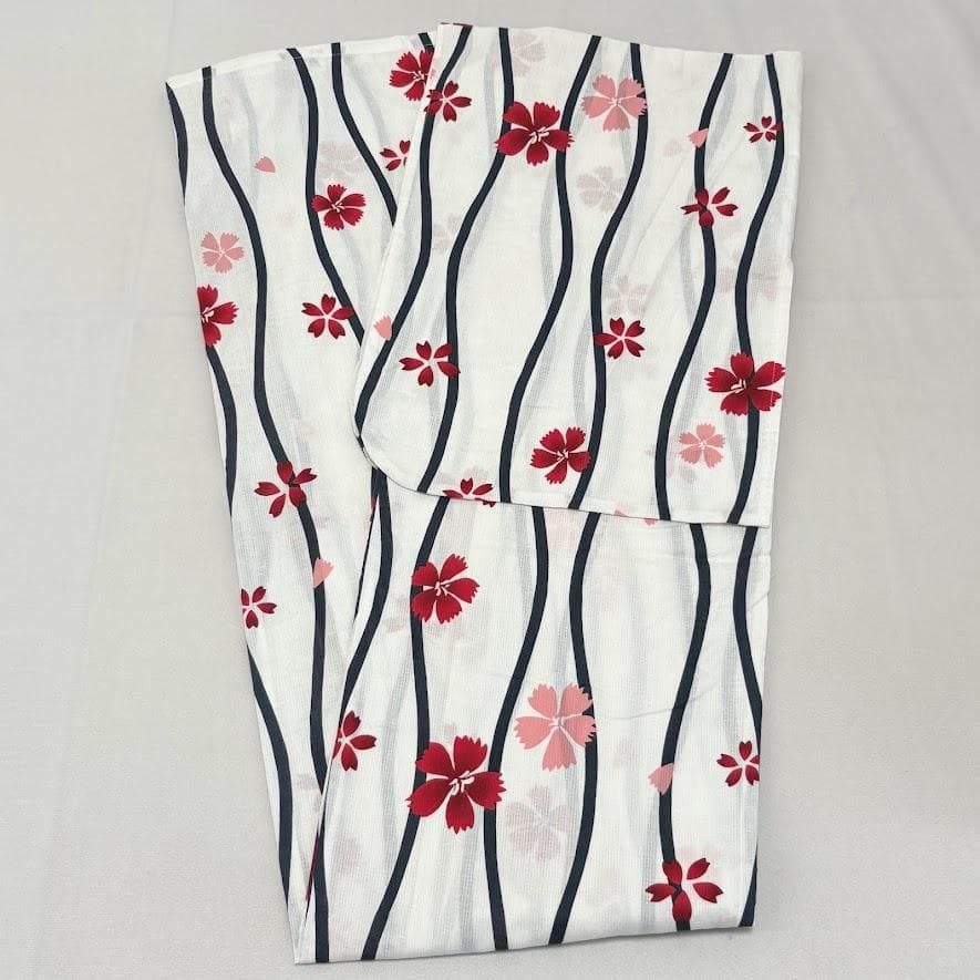 ゆりのはな　浴衣　女物　１０点　まとめ売り　未使用品～少々汚れ有り　綿　F802