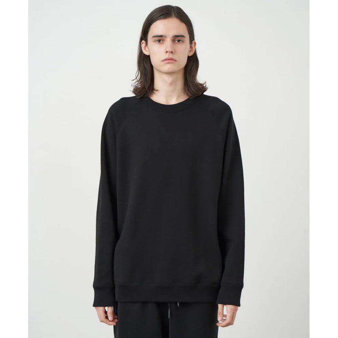 トップス ATON ZERO URAKE | SWEAT SHIRTS BLACK 4