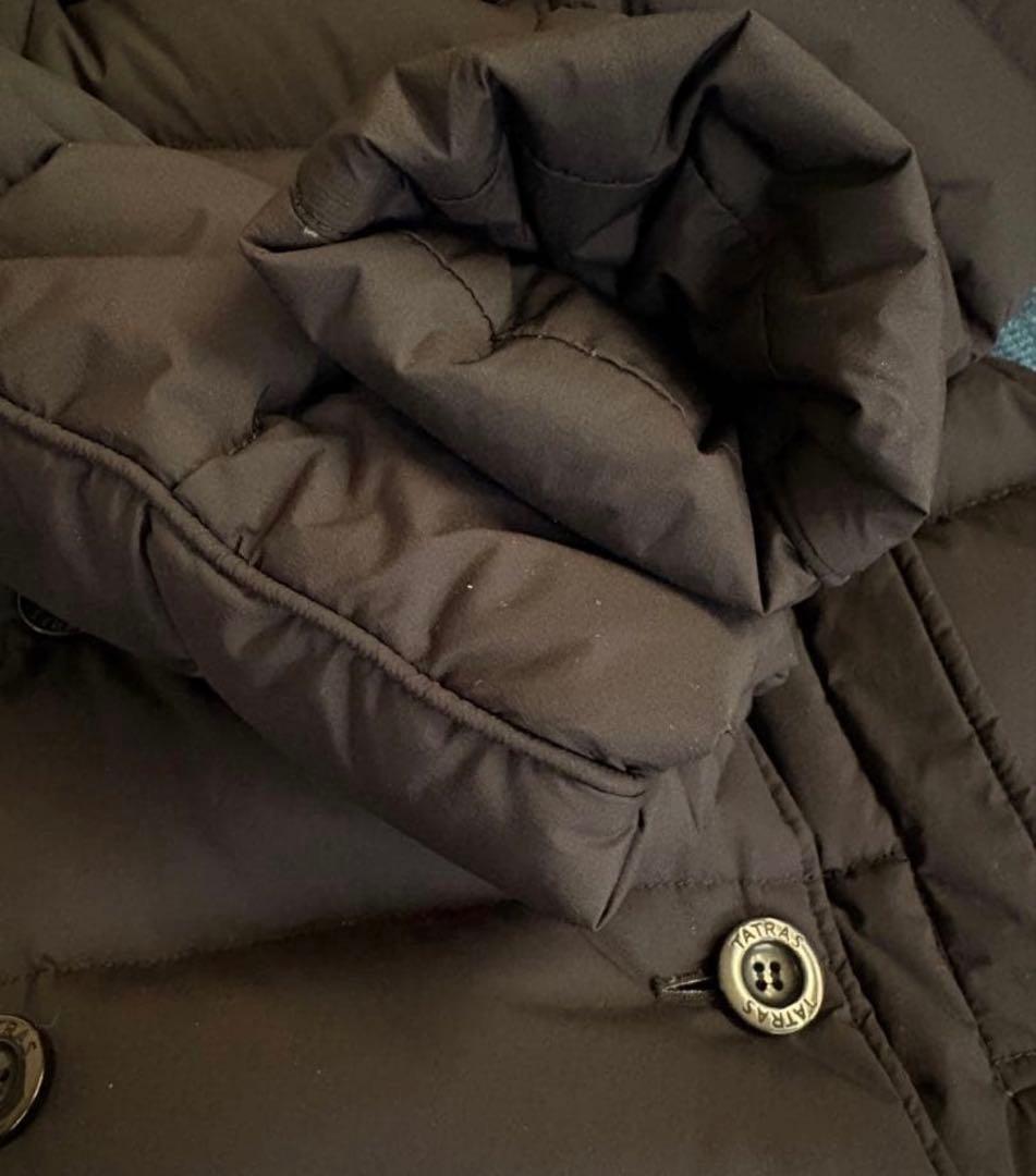 TATRAS ブラック ダウンジャケット ベルト付き