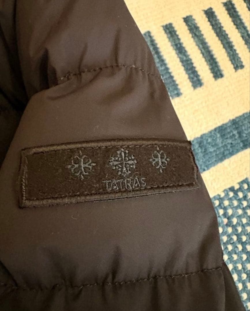 TATRAS ブラック ダウンジャケット ベルト付き