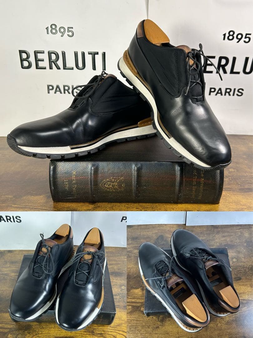 定価20万　Berluti ファストトラック グレーズド スニーカー 6.5