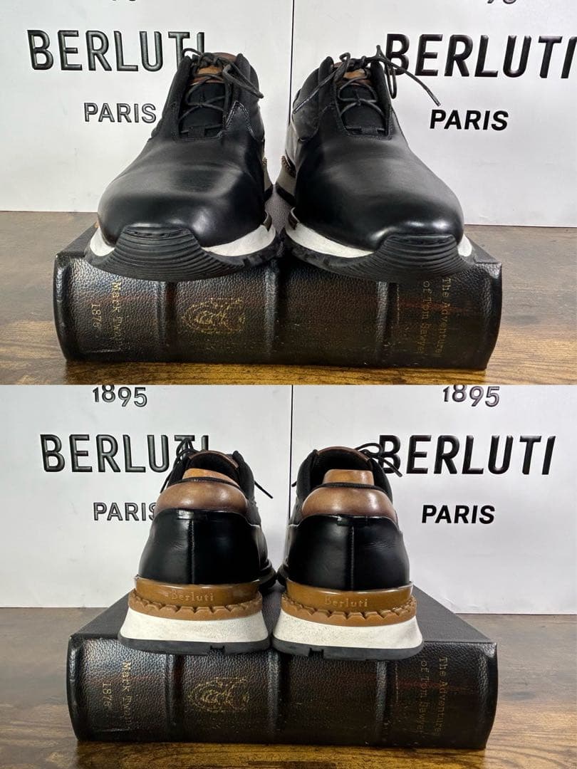 定価20万　Berluti ファストトラック グレーズド スニーカー 6.5