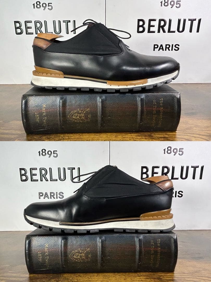 定価20万　Berluti ファストトラック グレーズド スニーカー 6.5