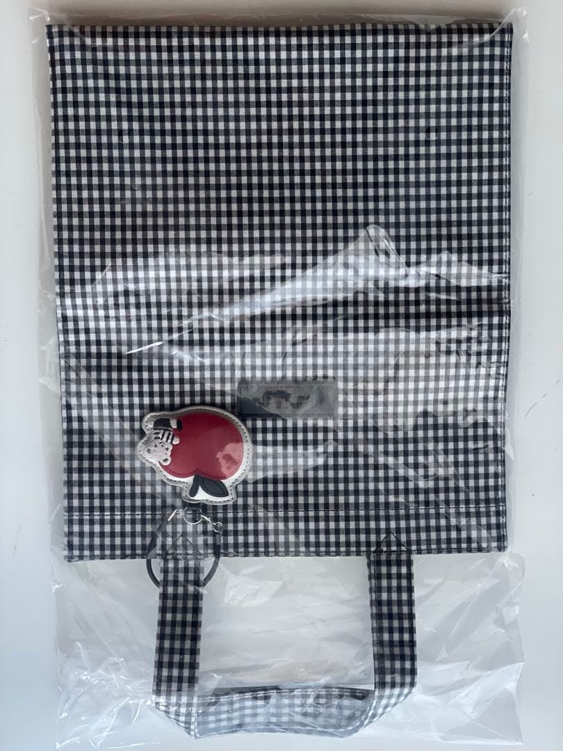 【新品・未開封】ファミリア ギンガムチェック トートバッグ A4対応