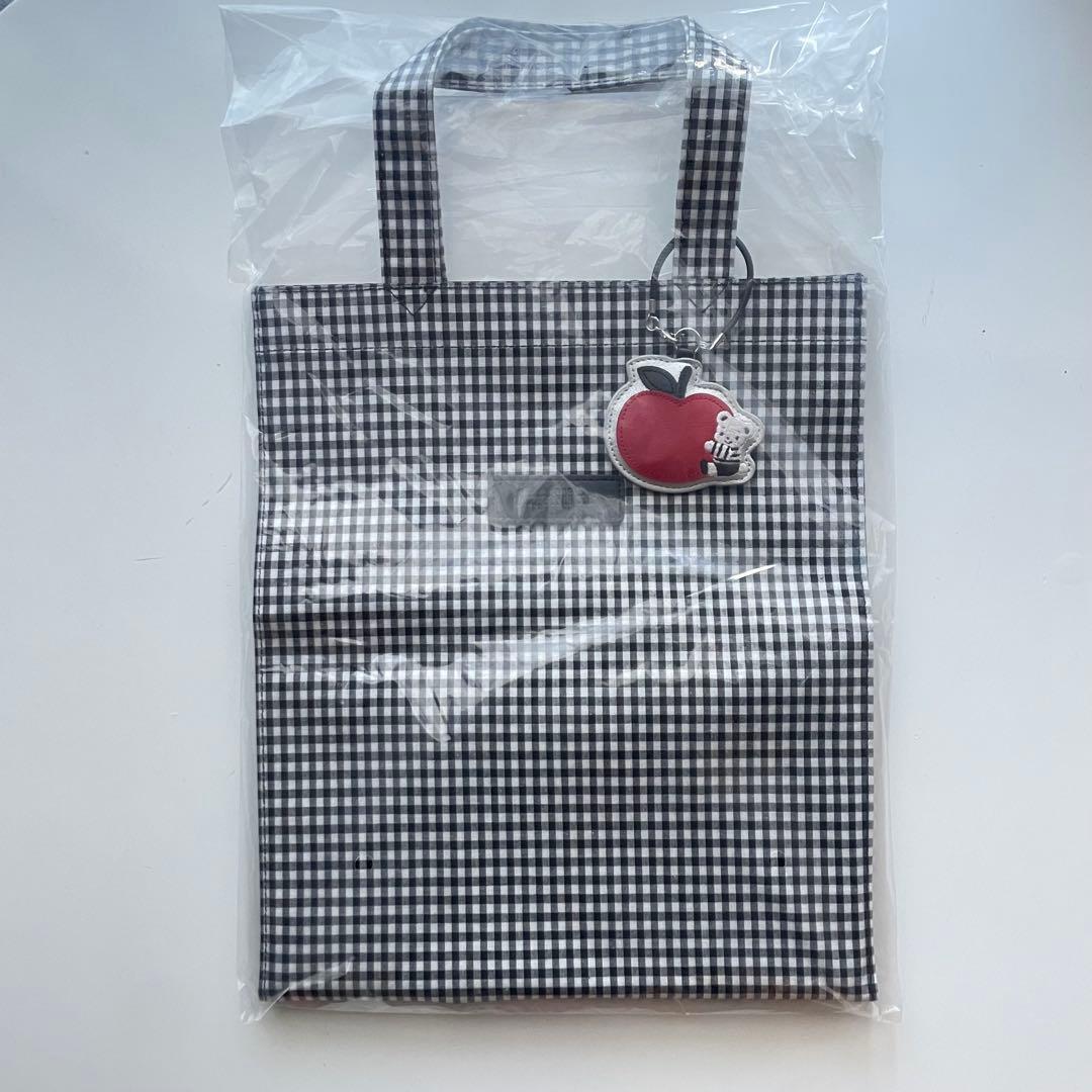 【新品・未開封】ファミリア ギンガムチェック トートバッグ A4対応