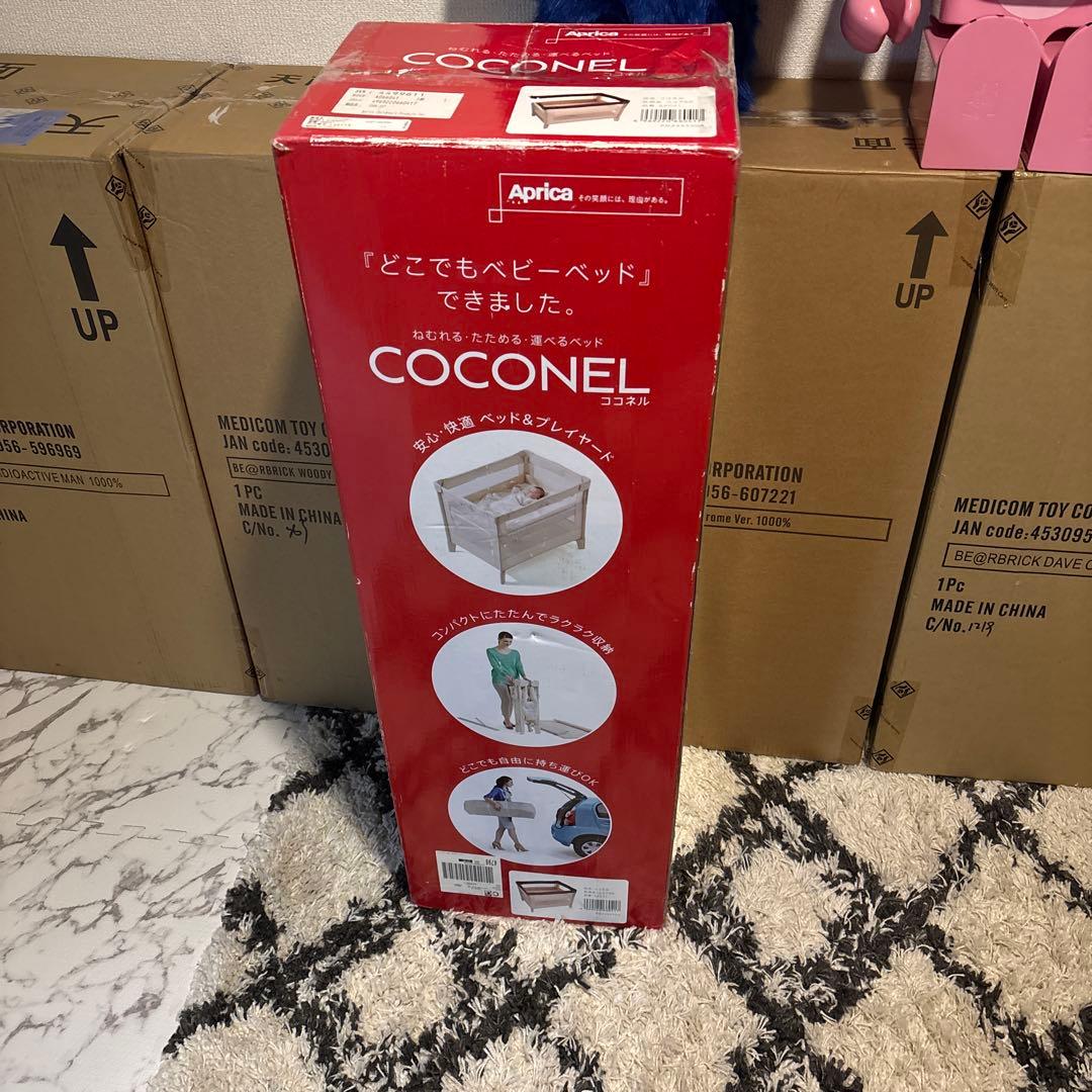 美品 アップリカ COCONEL ココネルエアー ベビーベッド 66041
