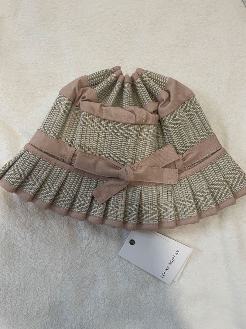 Lorna Murray キッズ　フリル付き麦わら帽子 Medium 正規品