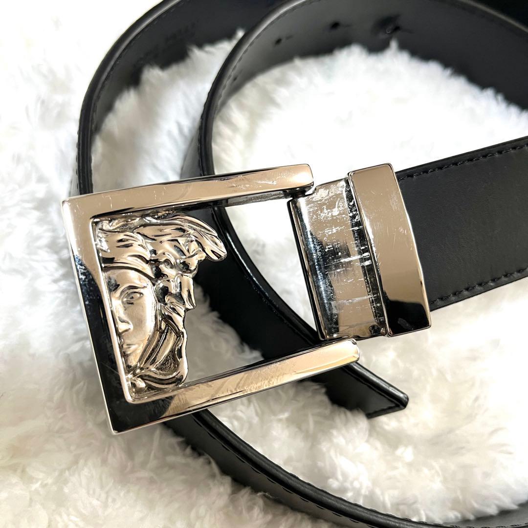 七五〇丸 ✨VERSACE ヴェルサーチ メデューサ ベルト レザー