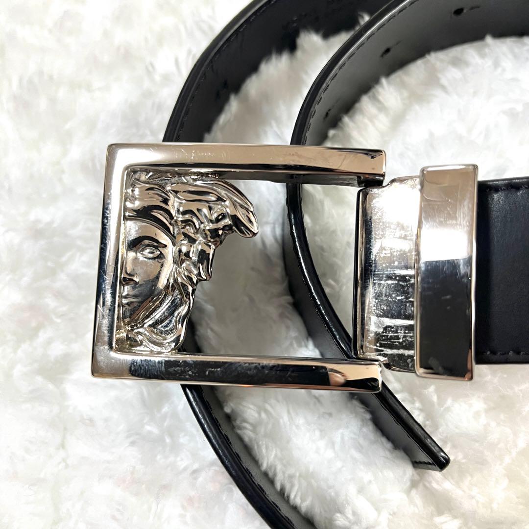 七五〇丸 ✨VERSACE ヴェルサーチ メデューサ ベルト レザー