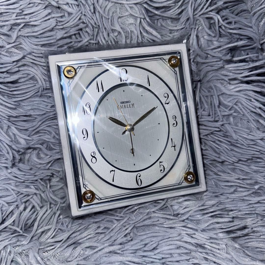 SEIKO 時計 エンブレム EMBLEM HR592W 目覚まし時計 セイコー