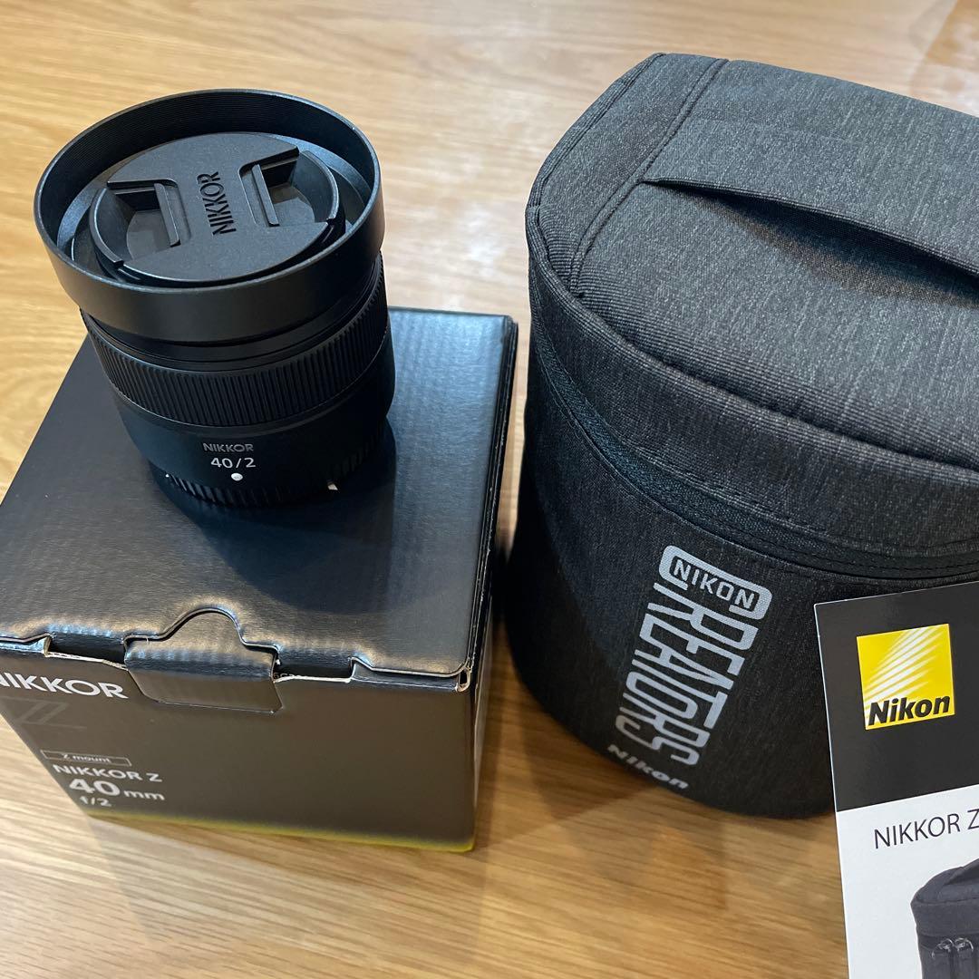 NIKKOR Z 40mm f/2 レンズ　レンズケース付