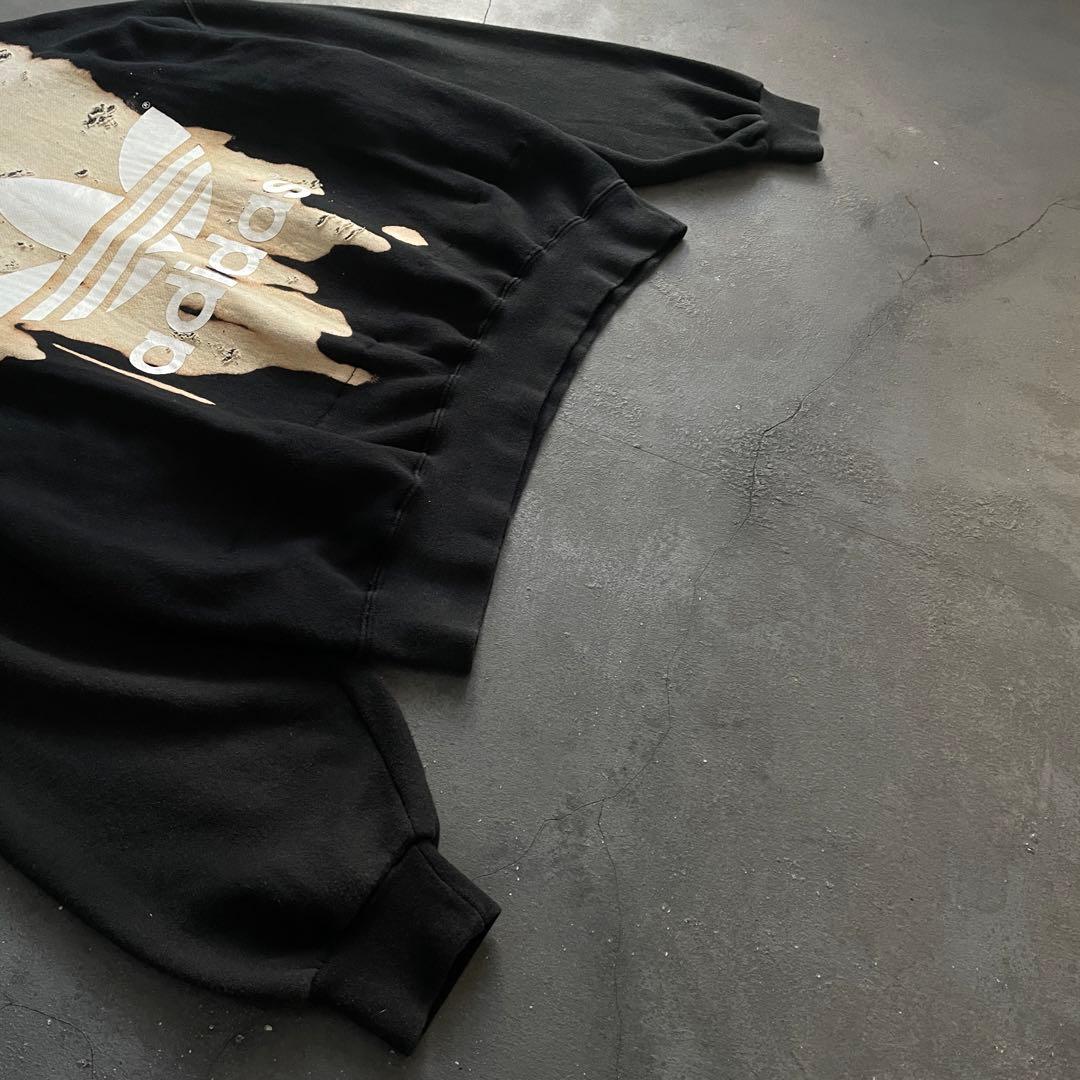 80's”万国旗“adidas”USA製“両面プリント“常田“sweat