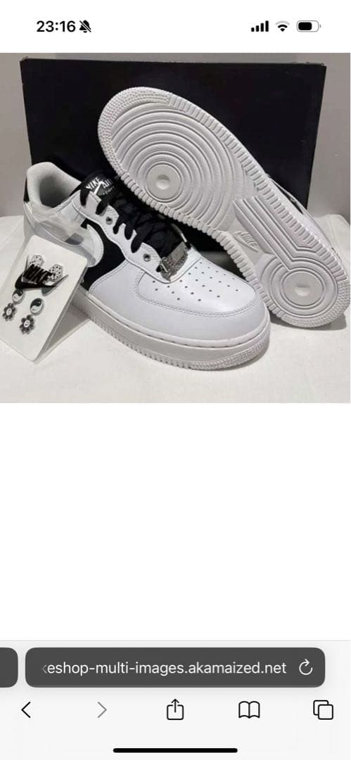 NIKE AIR FORCE 1 LOW SILVER SNAP (新品未使用)